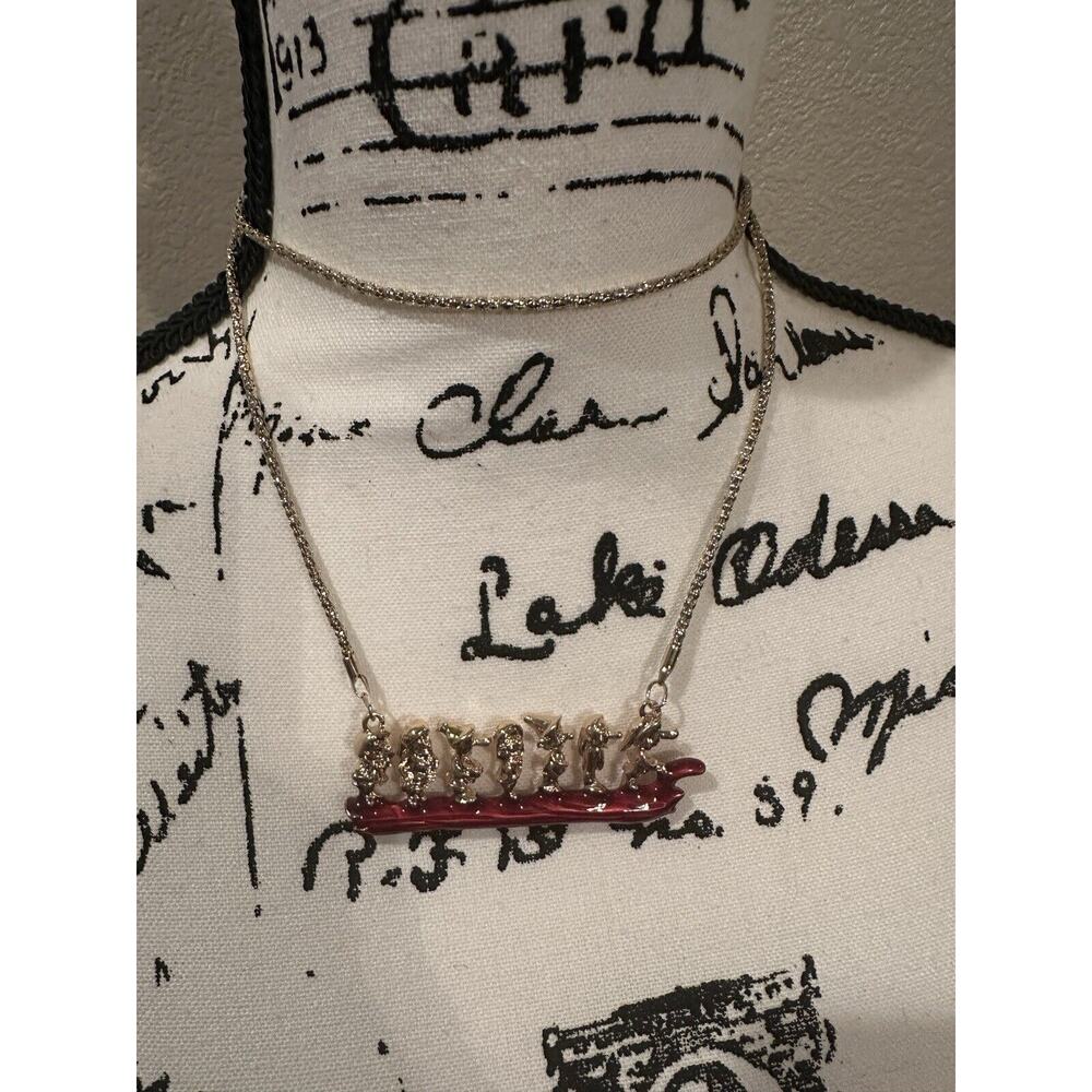 Disney Necklace Snow White and the Seven Dwarfs 14k Gold Plate Couture Kingdom